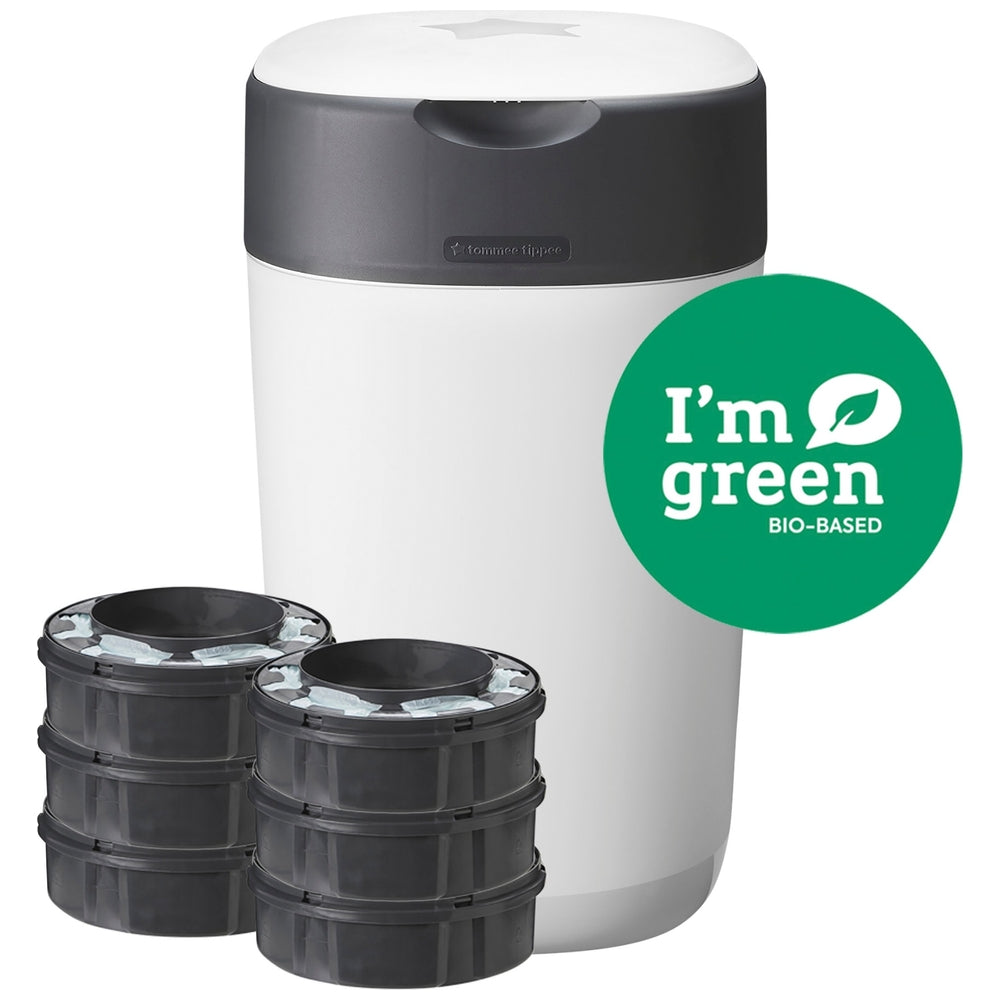 Tommee Tippee Twist And Click Nappy Bin Starter Set