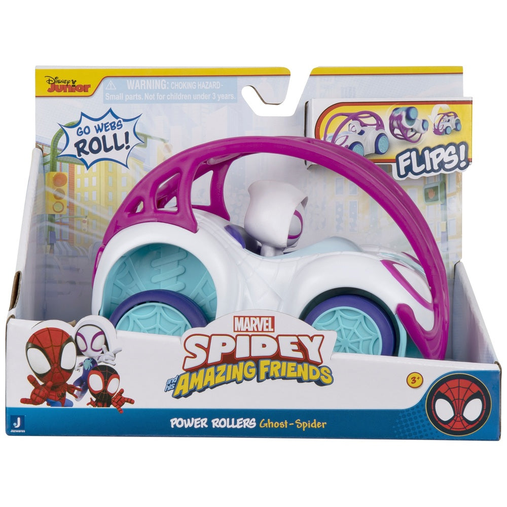 SpiderMan Spidey And His Amazing Friends Power Rollers Vehicle Ghost Spider