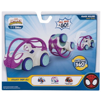 SpiderMan Spidey And His Amazing Friends Power Rollers Vehicle Ghost Spider