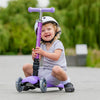 Bold Cube Teeny Fold 3 Wheel Foldable Scooter Unicorn Purple 3-8 Years