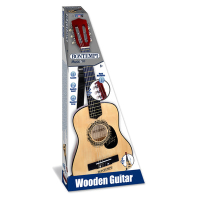 Bontempi Wooden Guitar 75cm Wooden Guitar