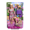 Barbie Walk And Wheel Playset With Doll Puppy And Accessories