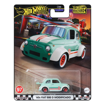 Hot Wheels Premium Boulevard '60s Fiat 500 D Modificado