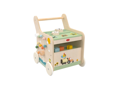 Tiny Love Push And Play Wooden Walk Behind Walker Infant Toy