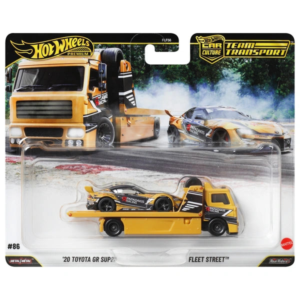 Hot Wheels Premium Team Transport '20 Toyota GR Supra / Fleet Street