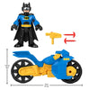 Batman Imaginext DC Super Friends Batcycle And XL Batman