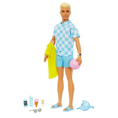 Barbie Ken Beach Doll With Accessories