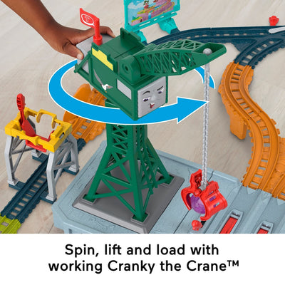 Thomas And Friends Talking Cranky Delivery Train Set
