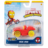 SpiderMan Spidey And His Amazing Friends Die Cast Vehicle Iron Man