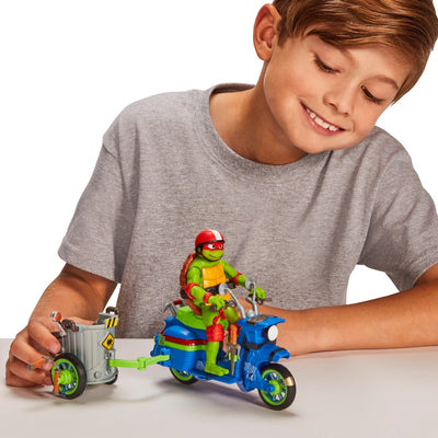 Teenage Mutant Ninja Turtles Battle Cycle With Raphael Figure