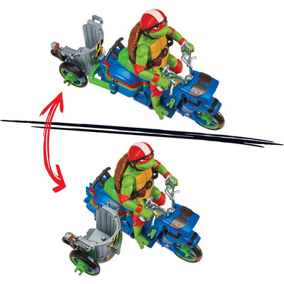 Teenage Mutant Ninja Turtles Battle Cycle With Raphael Figure