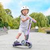 Bold Cube Teeny Fold 3 Wheel Foldable Scooter Unicorn Purple 3-8 Years