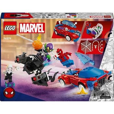 Lego Marvel 76279 Spiderman Race Car And Venom Green Goblin
