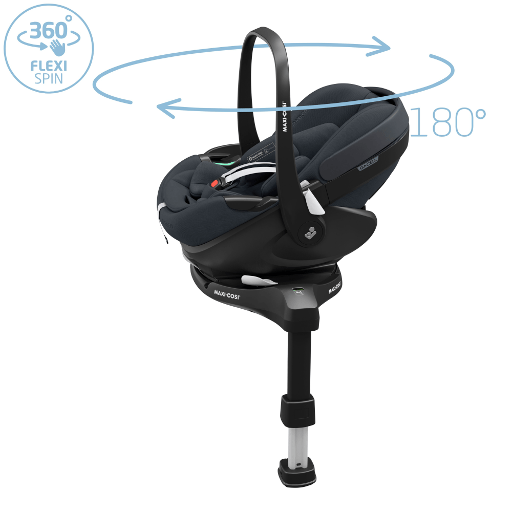Maxi Cosi Pebble 360 Pro Car Seat- Black And Isofix Base Bundle