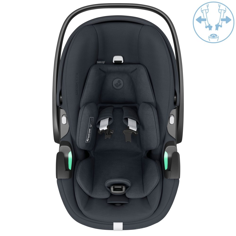 Maxi Cosi Pebble 360 Pro Car Seat- Black And Isofix Base Bundle