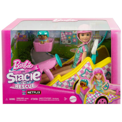 Barbie And Stacie To the Rescue Go Kart And Doll