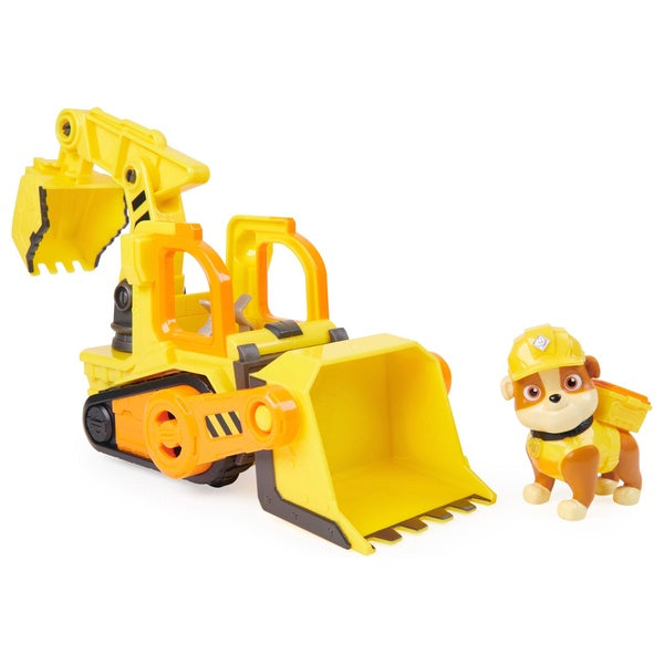 Paw Patrol Rubble And Crew Rubble's Bulldozer And Figure