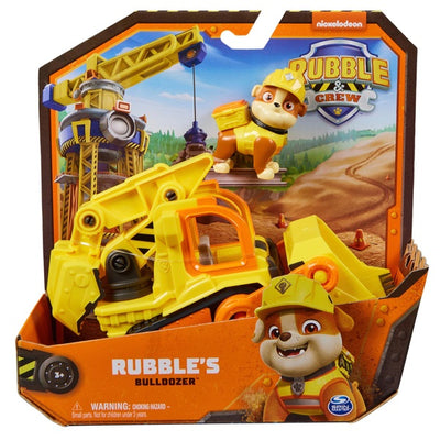 Paw Patrol Rubble And Crew Rubble's Bulldozer And Figure