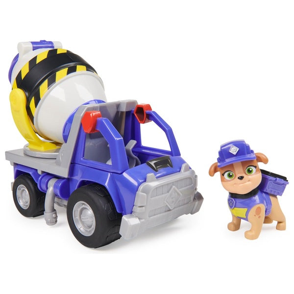 Paw Patrol Rubble And Crew Mix's Mixing Truck And Figure