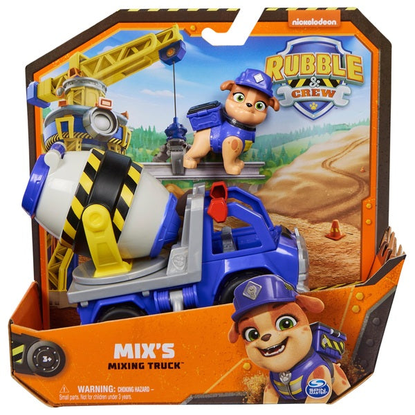 Paw Patrol Rubble And Crew Mix's Mixing Truck