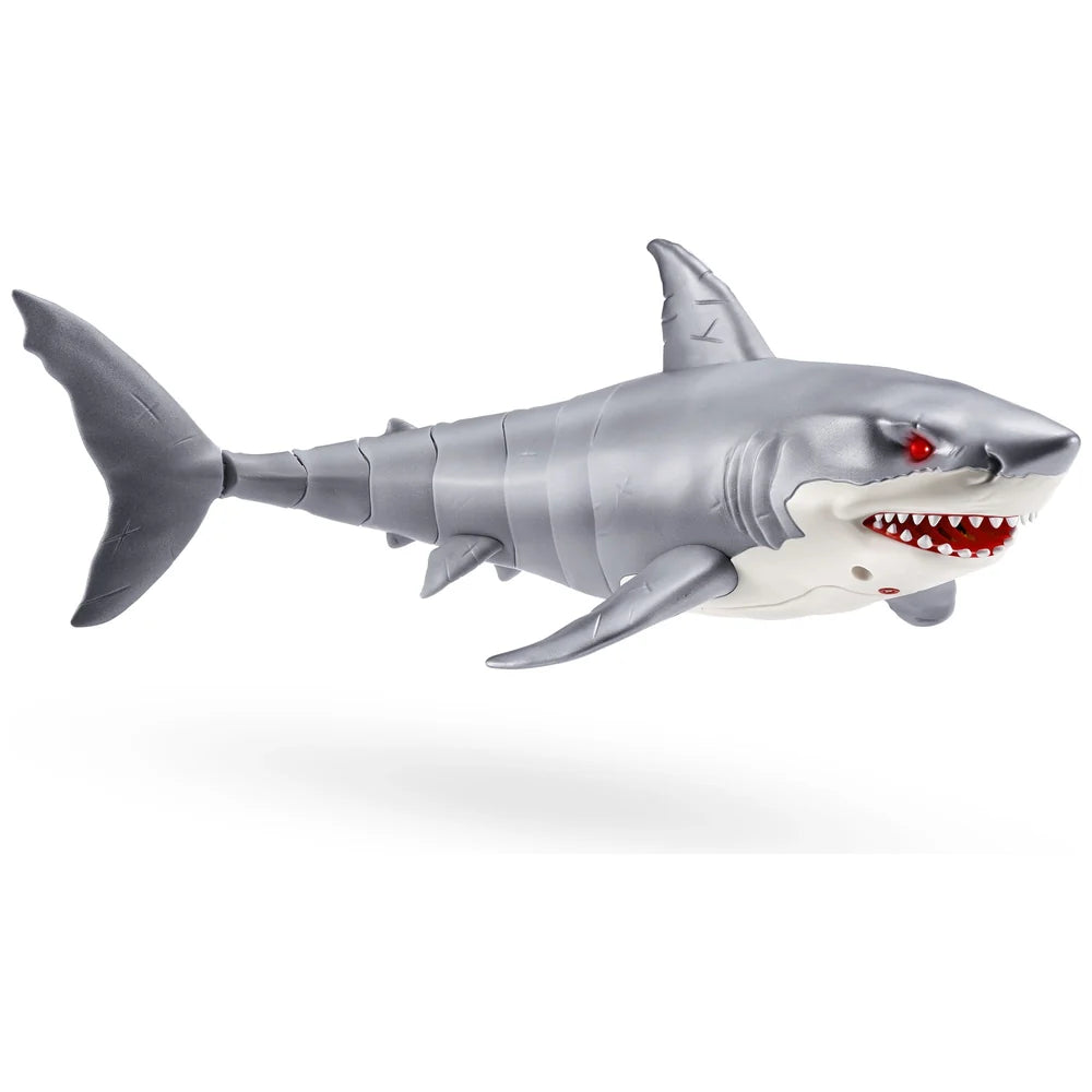 Robo Alive Great White Shark With Light Up Eyes