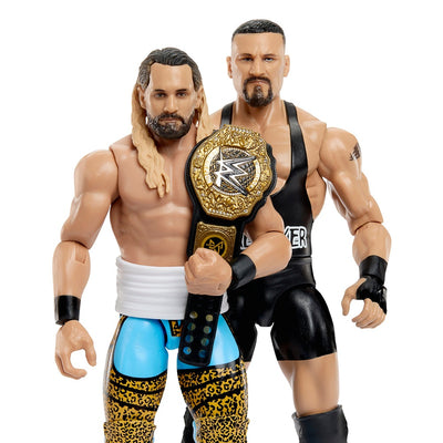 WWE Main Event Showdown Wrestling Figure Twin Pack Bron Breakker And Seth "Freakin Rollins"