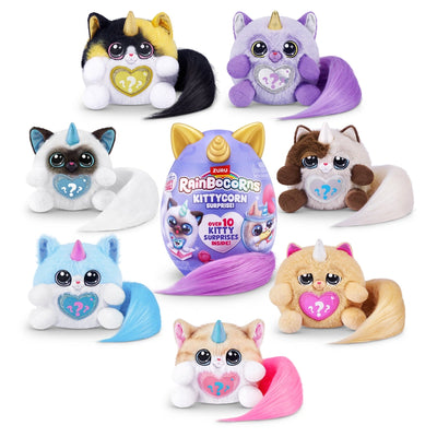 Rainbocorns Kittycorn Surprise Plush Soft Toy Assorted