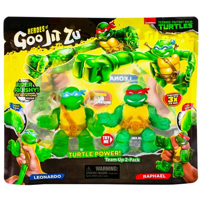 Teenage Mutant Ninja Turtles Heroes Of Goo Jit Zu Twin Pack Leonardo / Raphael