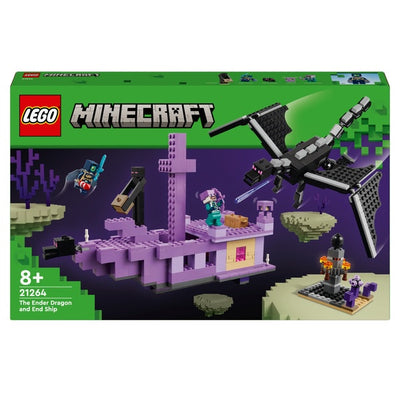 Lego Minecraft 21264 The Ender Dragon And End Ship