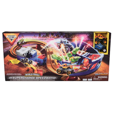 Monster Jam Super Charge Speedway Playset