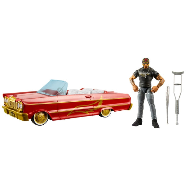 WWE Main Event Lucha Low Rider Vehicle Playset With Rey Mysterio Figure