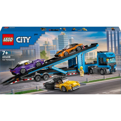 Lego City 60408 Car Transporter Truck With Sports Cars