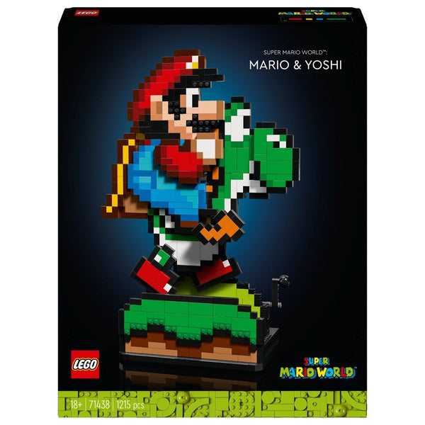 Lego Super Mario 71438 Super Mario World Mario And Yoshi Interactive Model Set