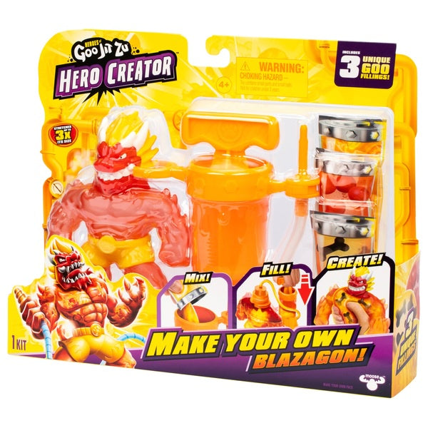 Heroes Of Goo Jit Zu Hero Creator Make Your Own Blazagon Playset