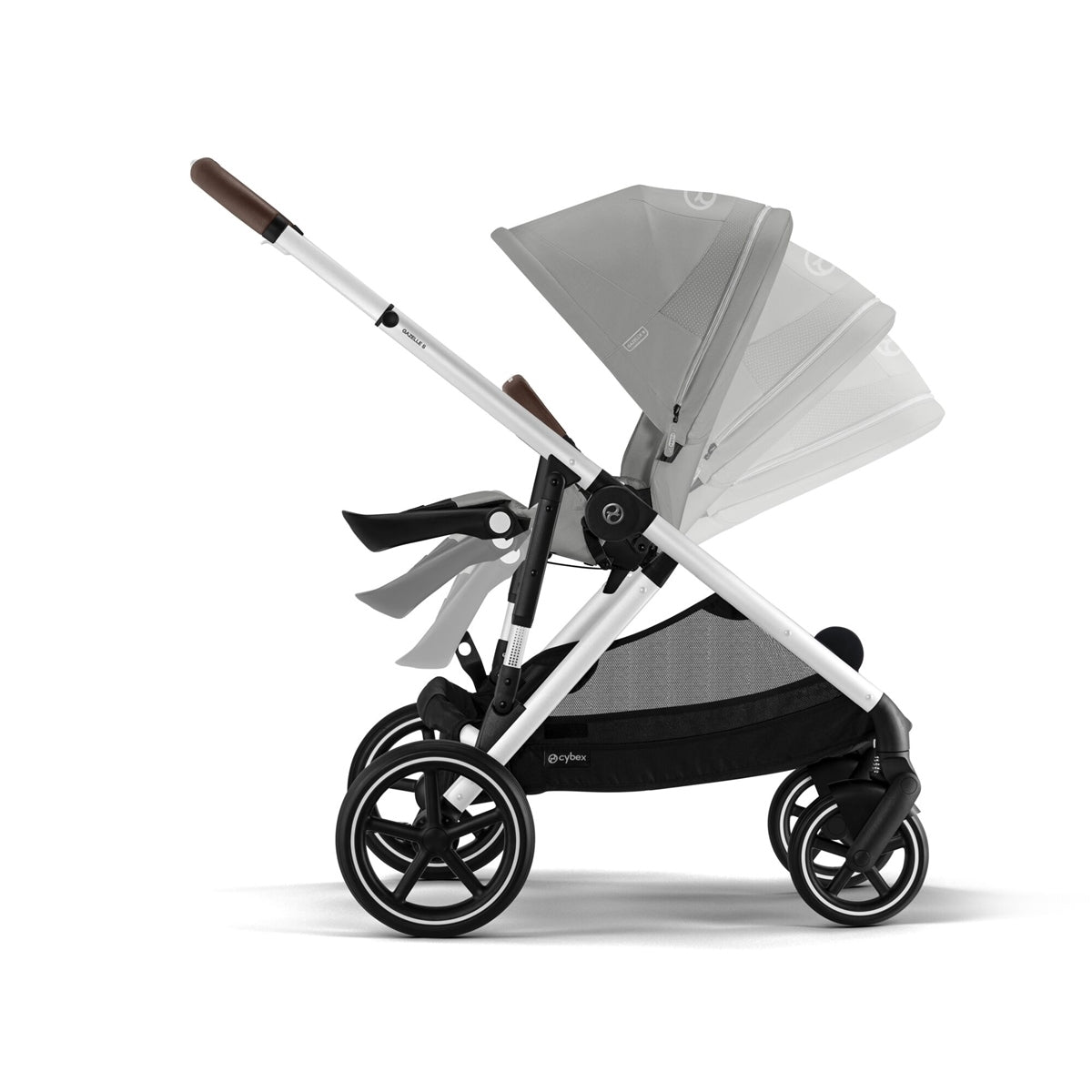 Cybex Gazelle S Bundle Stone Grey With Cloud G Car Seat And Base