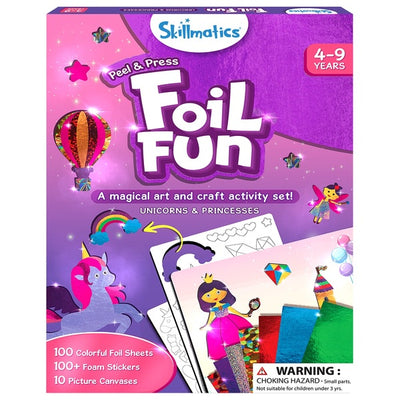 Skillmatics Fun Foil Art And Craft Activity Set Unicorns And Princesses