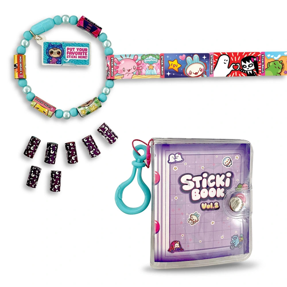 Sticki Rollssticki Book With 120 Stickers