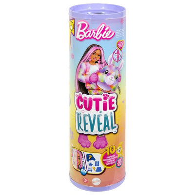 Barbie Cutie Reveal Colour Dream Doll With Bunny Plus And 10 Surprisesh Costume