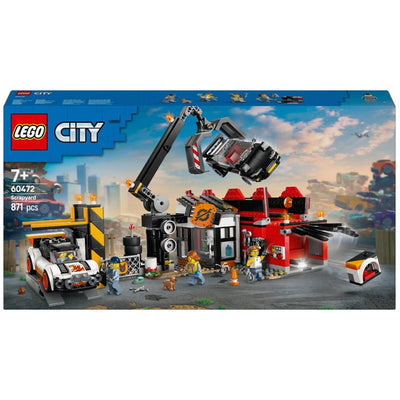 Lego City 60472 Scrapyard With Cars