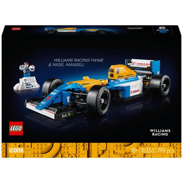 Lego Icons 10353 Williams Racing FW14B And Nigel Mansell Set