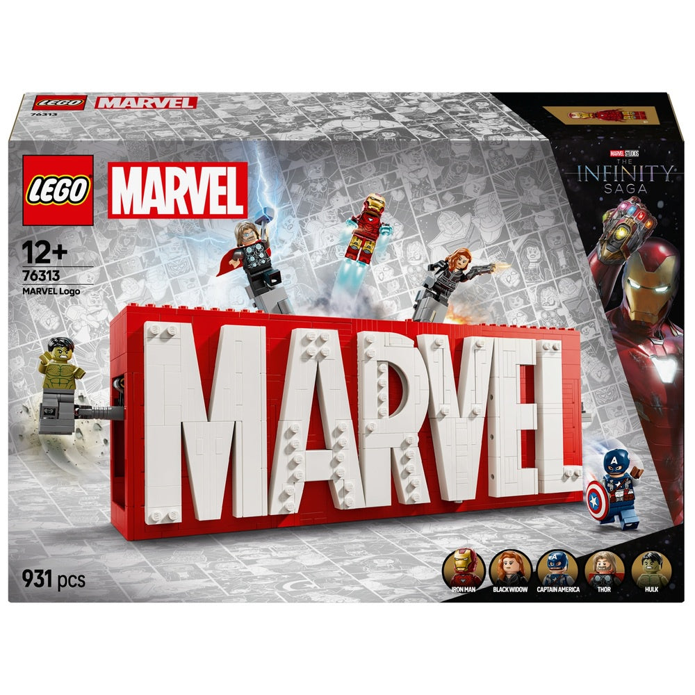 Lego Marvel 76313 Marvel Logo And Mini Figures Set