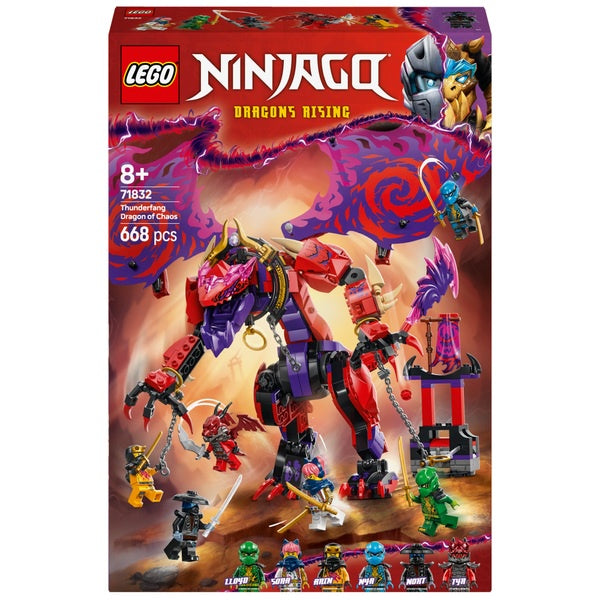 Lego Ninjago 71832 Thunderfang Dragon Of Chaos