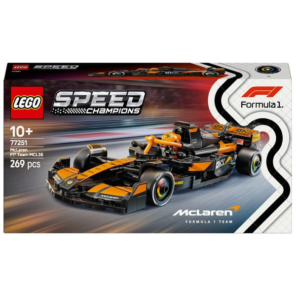 Lego Speed Champions 77251 McLaren F1 Team MCL38 Race Car Set