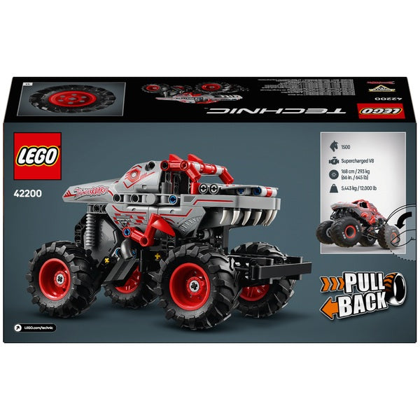 Lego Technic 42200 Monster Jam ThunderRoarus Pull Back Truck