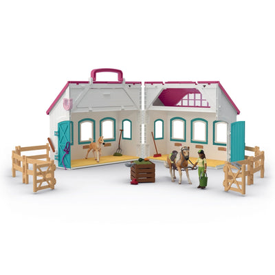 Schleich Horse Club 42703 Open Stable Little Horseshoe Playset