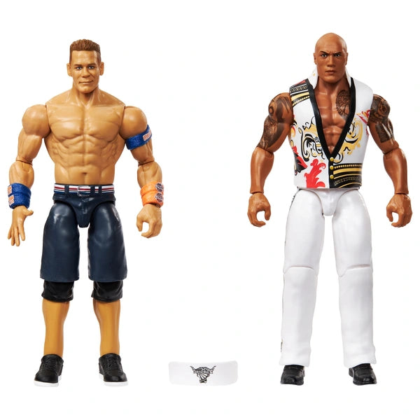 WWE Wrestling Figure Twin Pack The Rock vs John Cena