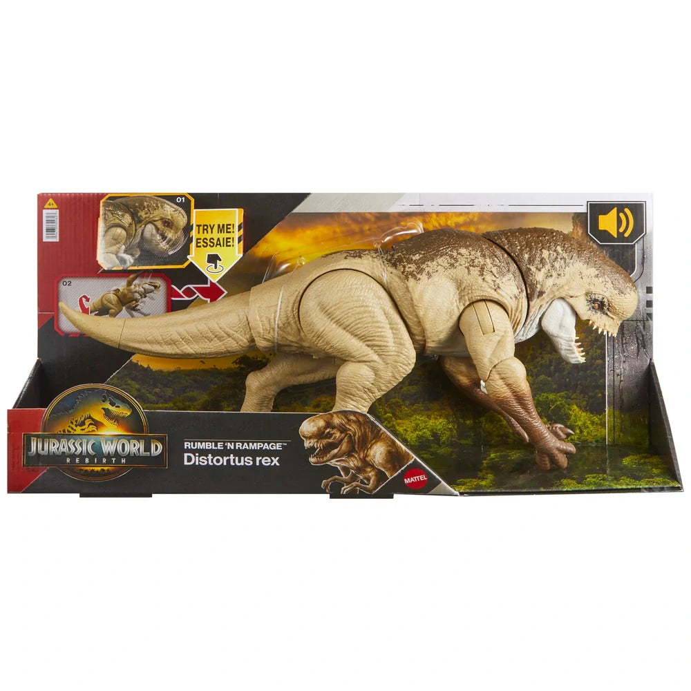 Jurassic World Rumble N' Rampage Dinosaur Distortus Rex