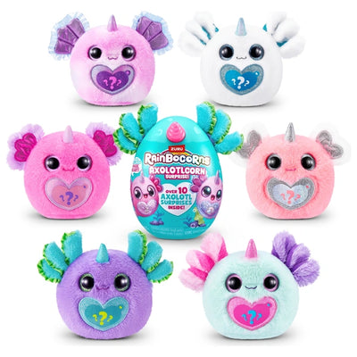 Rainbocorns Axolotlcorn Surprise Plush Soft Toy Assorted