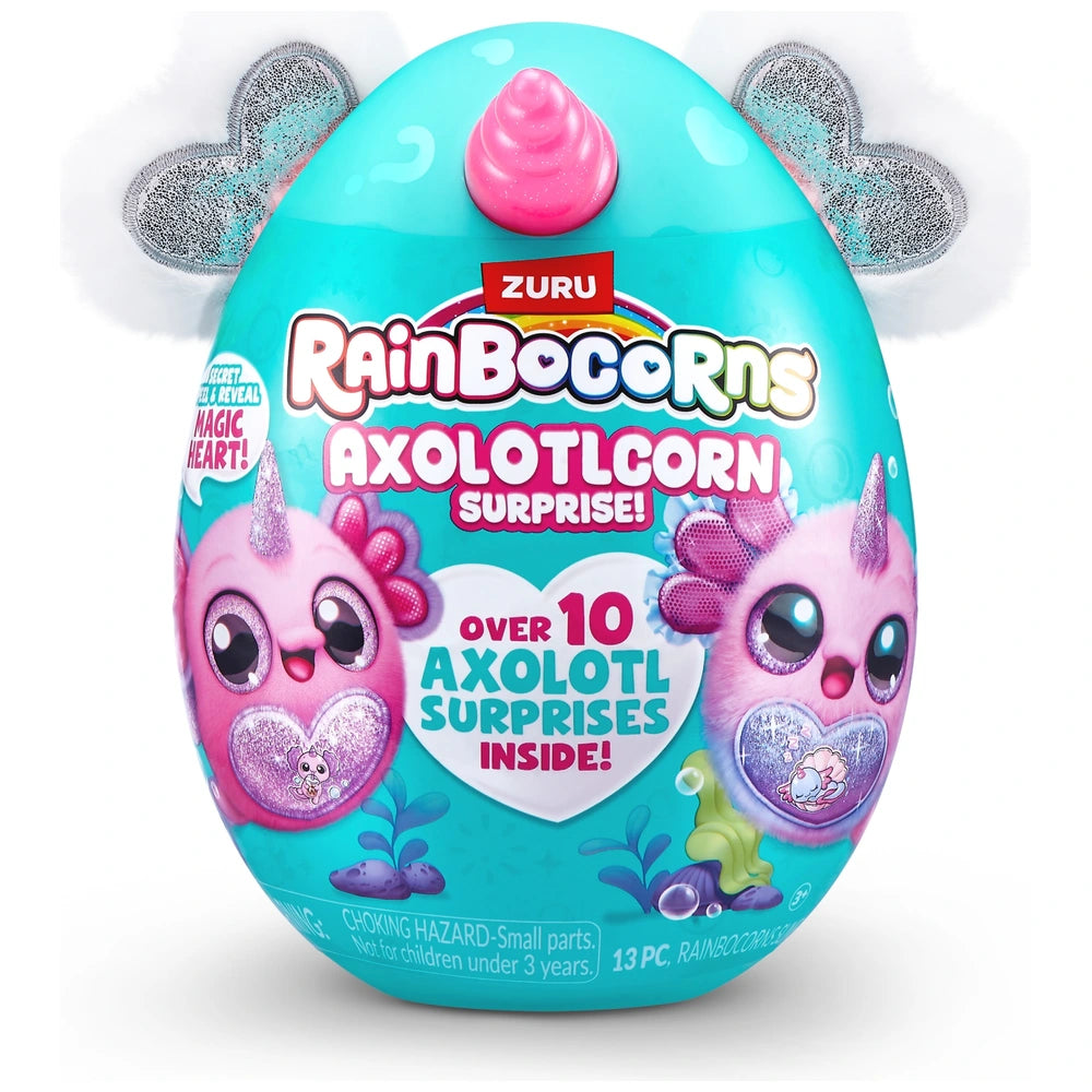 Rainbocorns Axolotlcorn Surprise Plush Soft Toy Assorted
