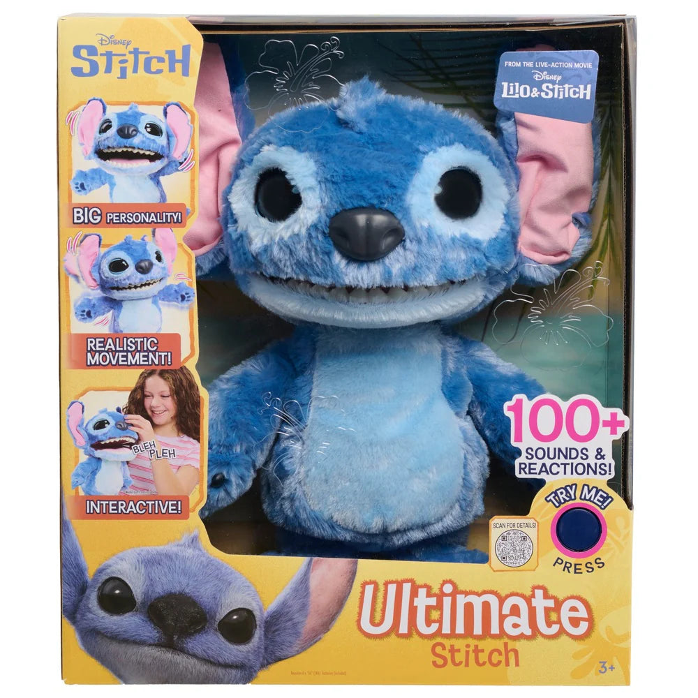 Disney Stitch Ultimate Interactive Plush Stitch Toy